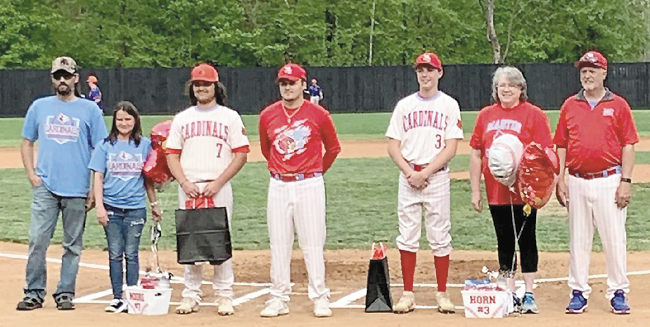 Baseball seniors honored