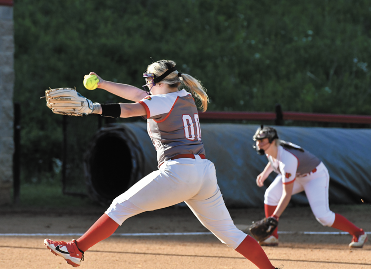 Lady Cards go to extra innings