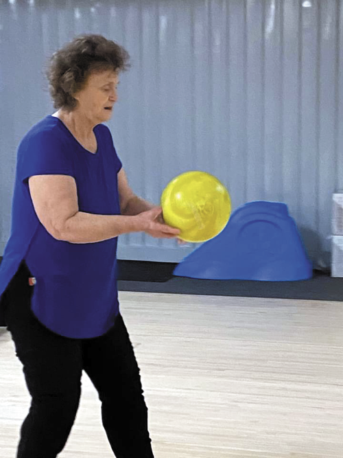 Seniors compete in bowling