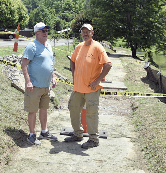 Walking trail repairs