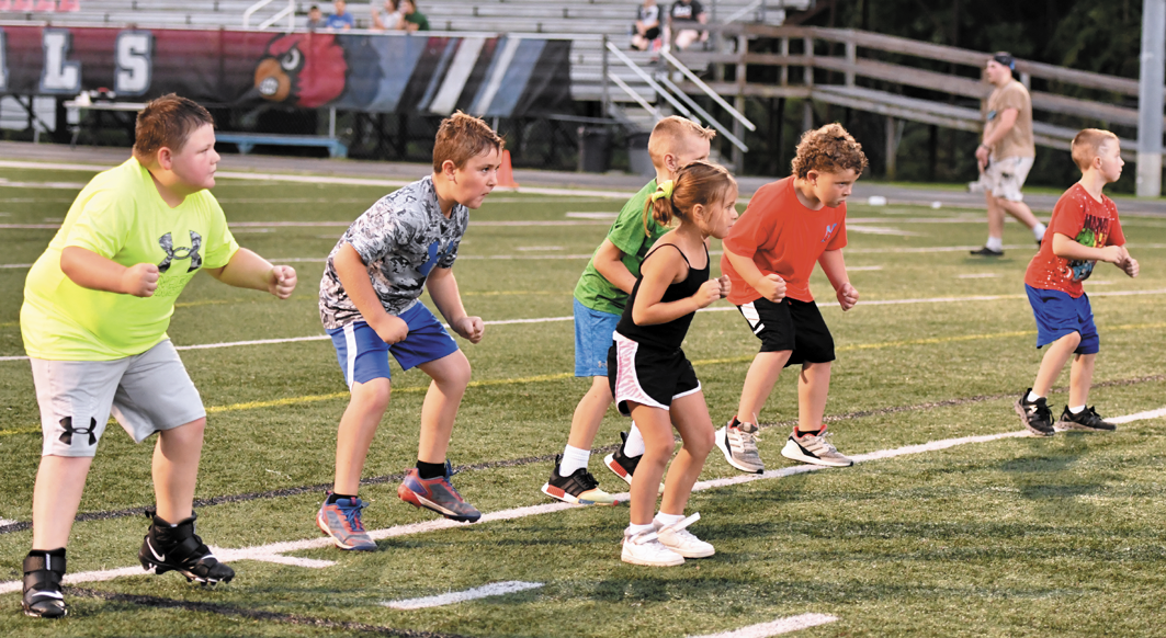 Large turnout for youth football camp