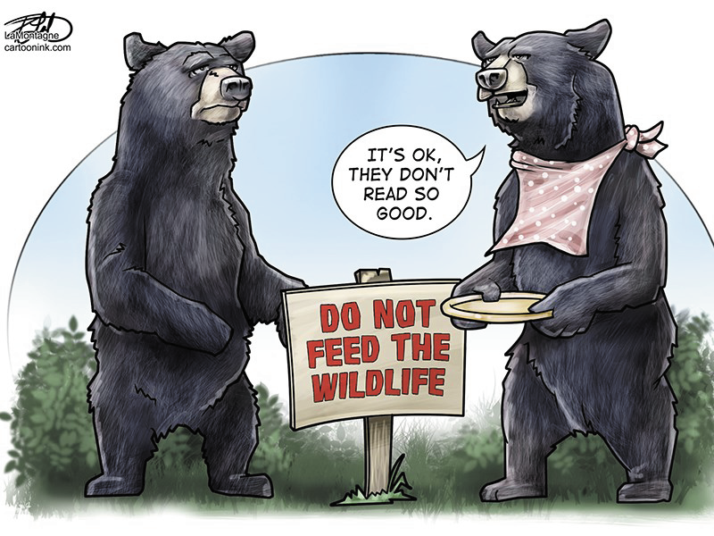 DO NOT FEED THE WILDLIFE