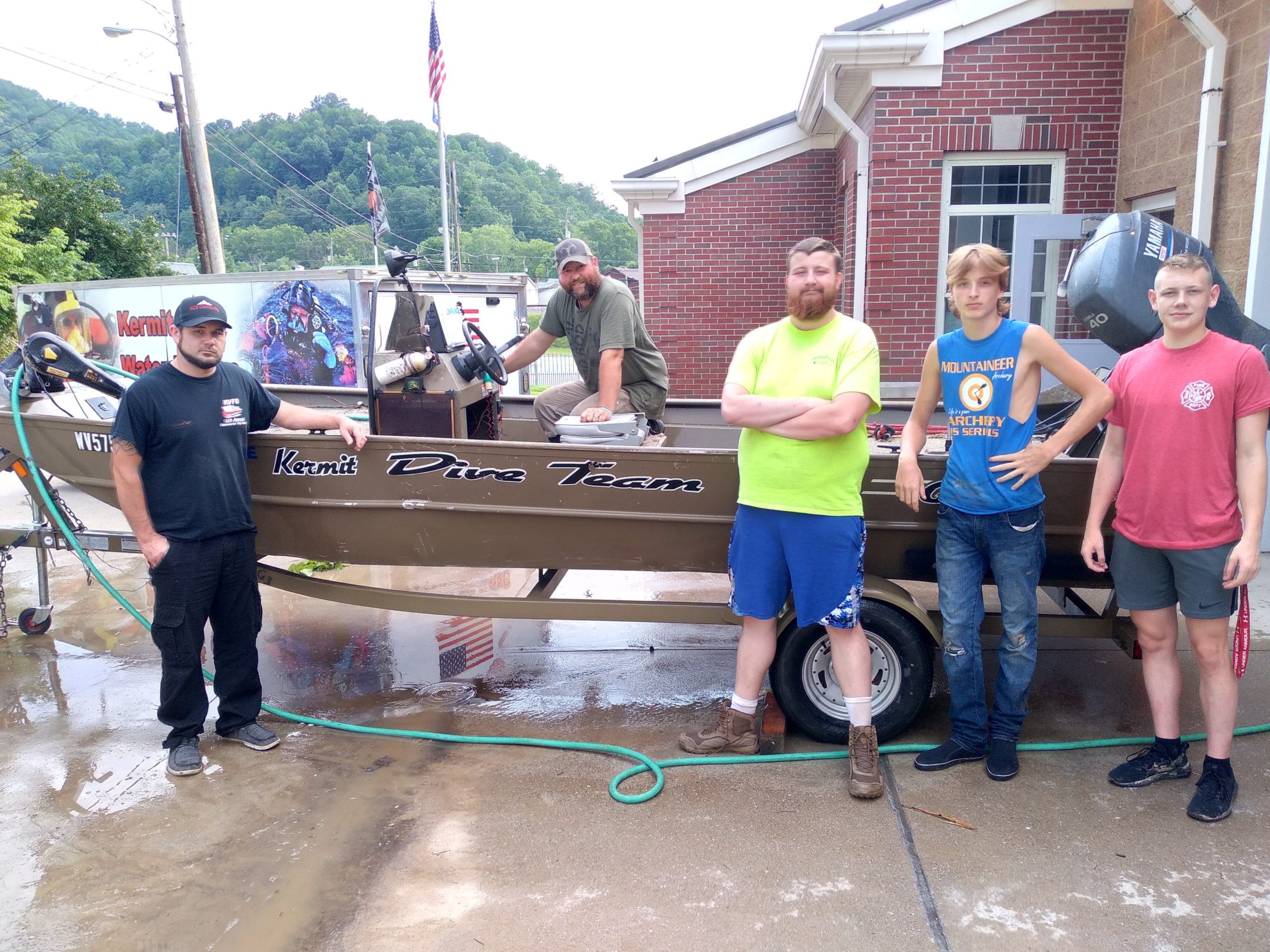 Davis helps Kermit’s swift water rescue effort in Garrett