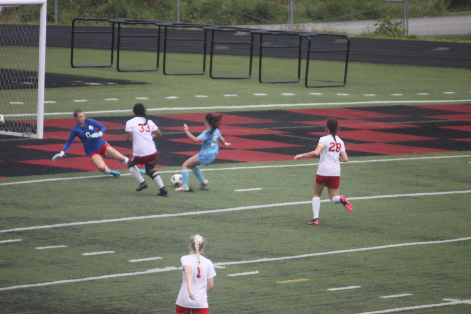 Lady Cards play in soccerama