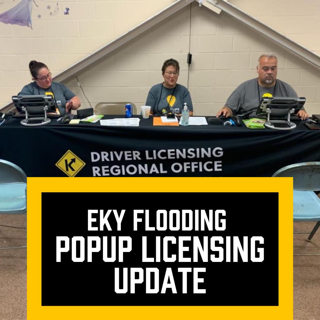 Popup driver licensing Thursday