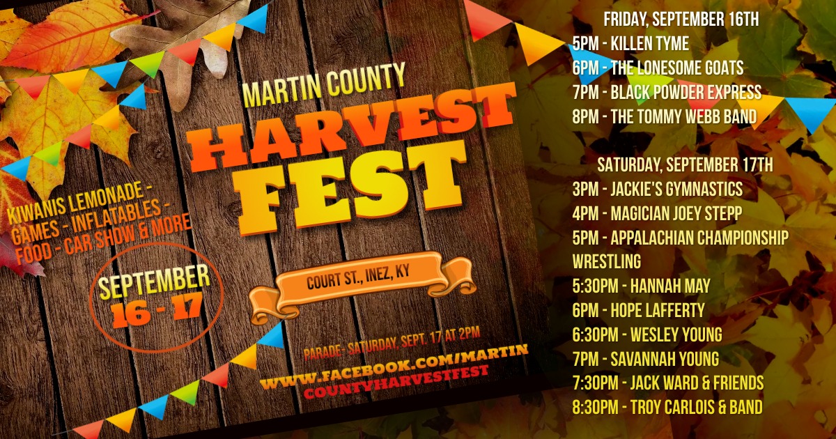 Harvest Fest announces updated events schedule