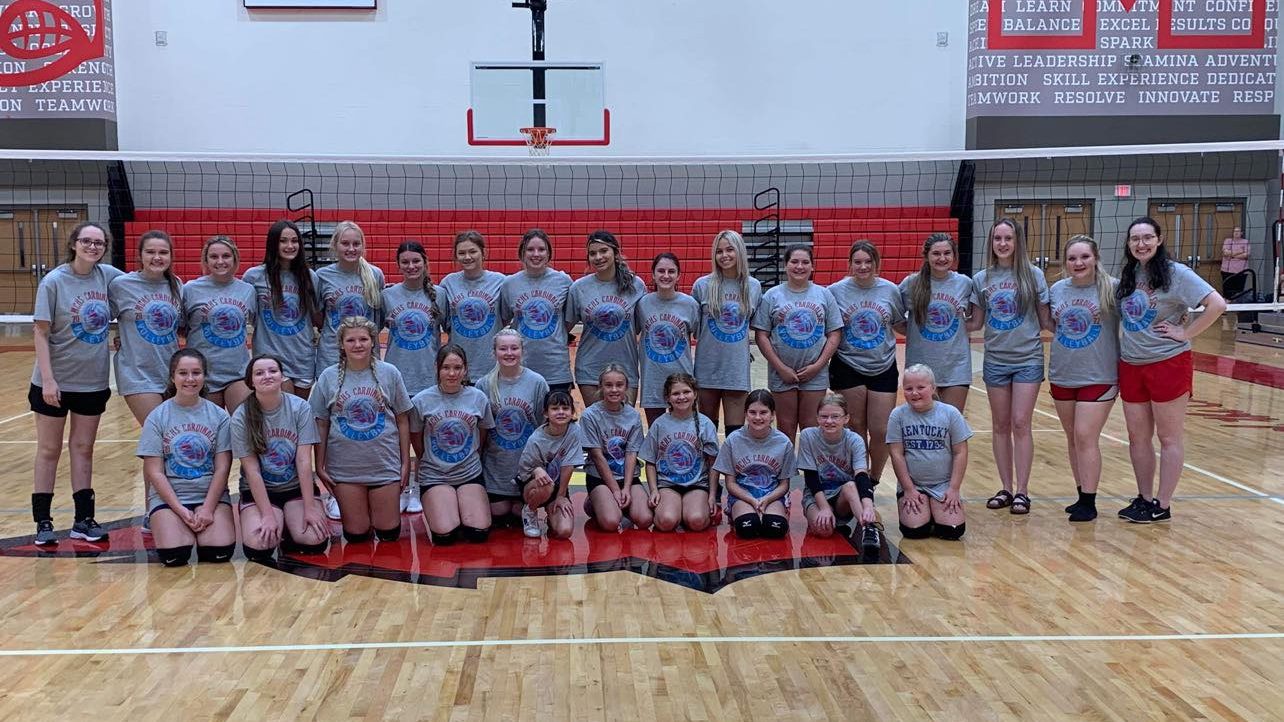 Volleyball team hosts youth clinic