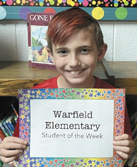 Warfield Elementary ‘Students of the Week’