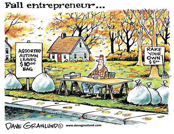 Fall entrepreneur