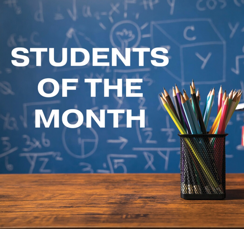 MCMS announces students and staff of the month