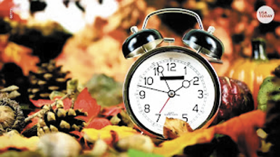 Don’t forget to turn your clock back one hour Nov. 5-6