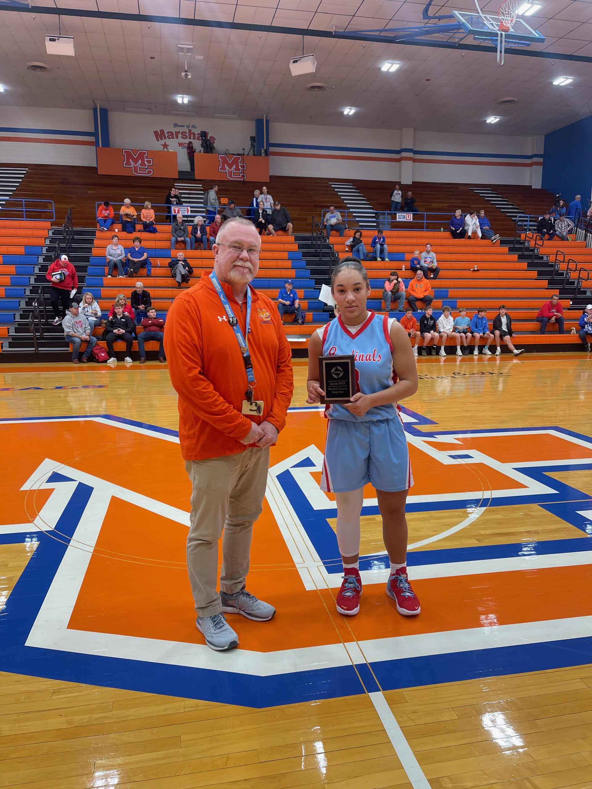 Williams named Player of the Game in Marshall County Hoopfest