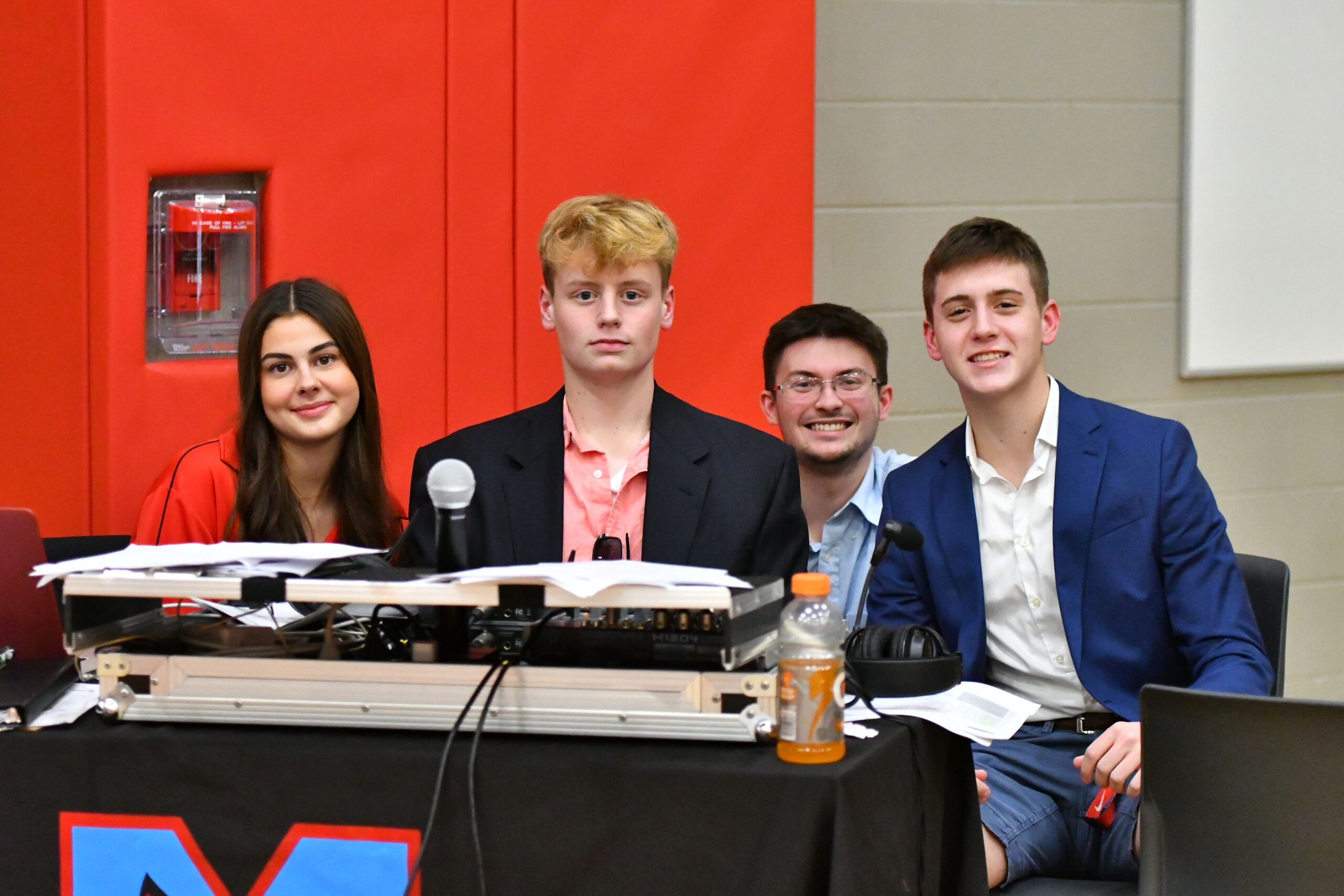 MCHS broadcasting crew