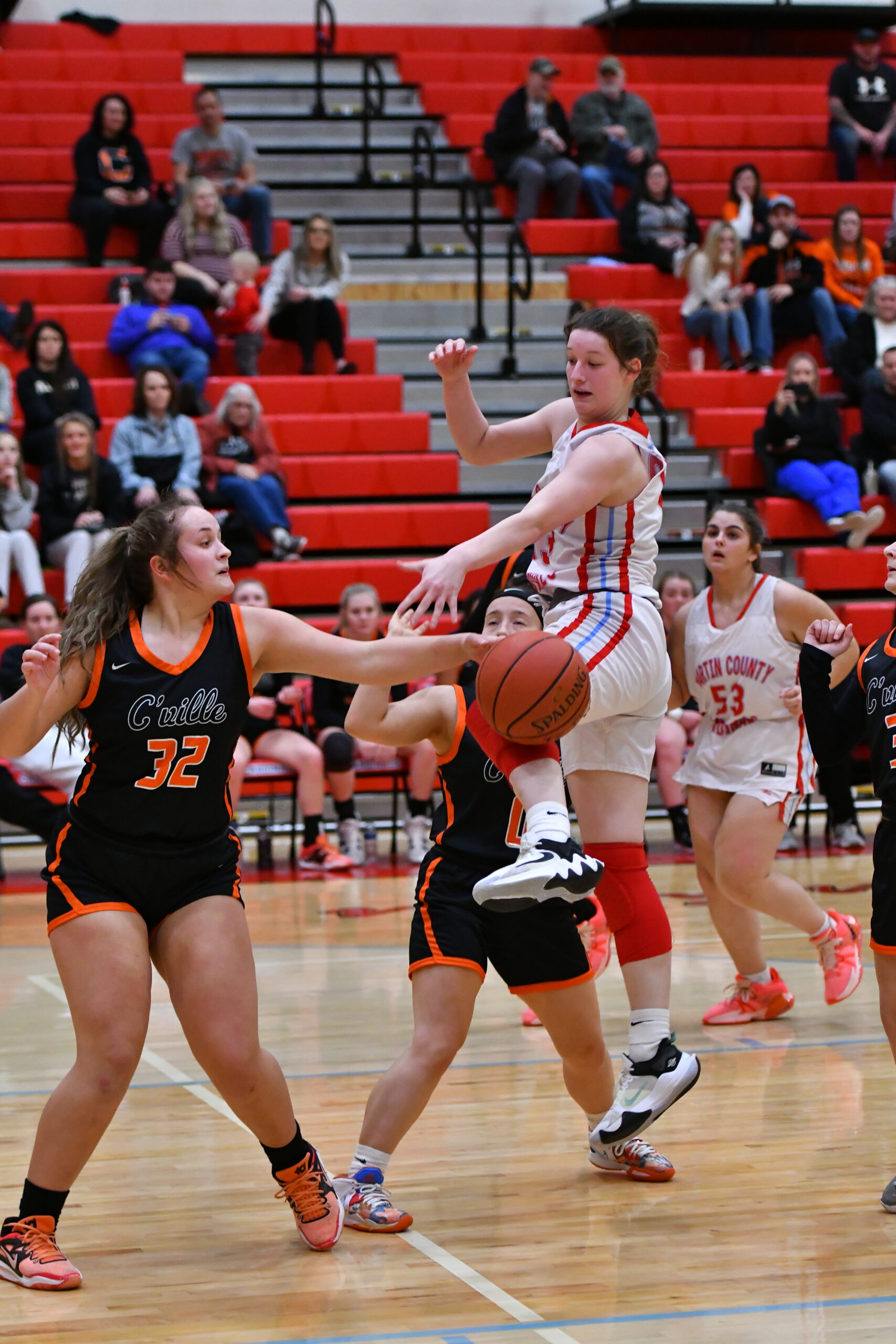 Martin County Lady Cards JV splits pair of games