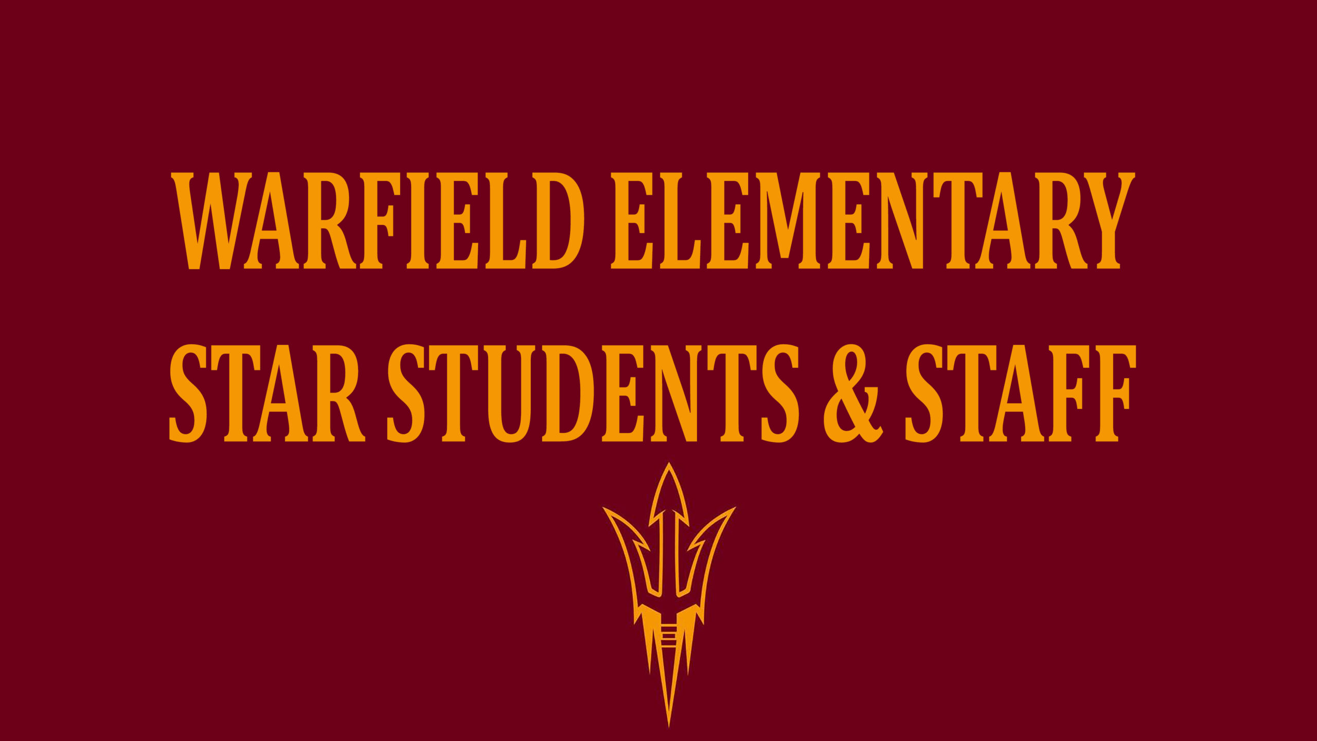 Warfield Elementary School announces honors