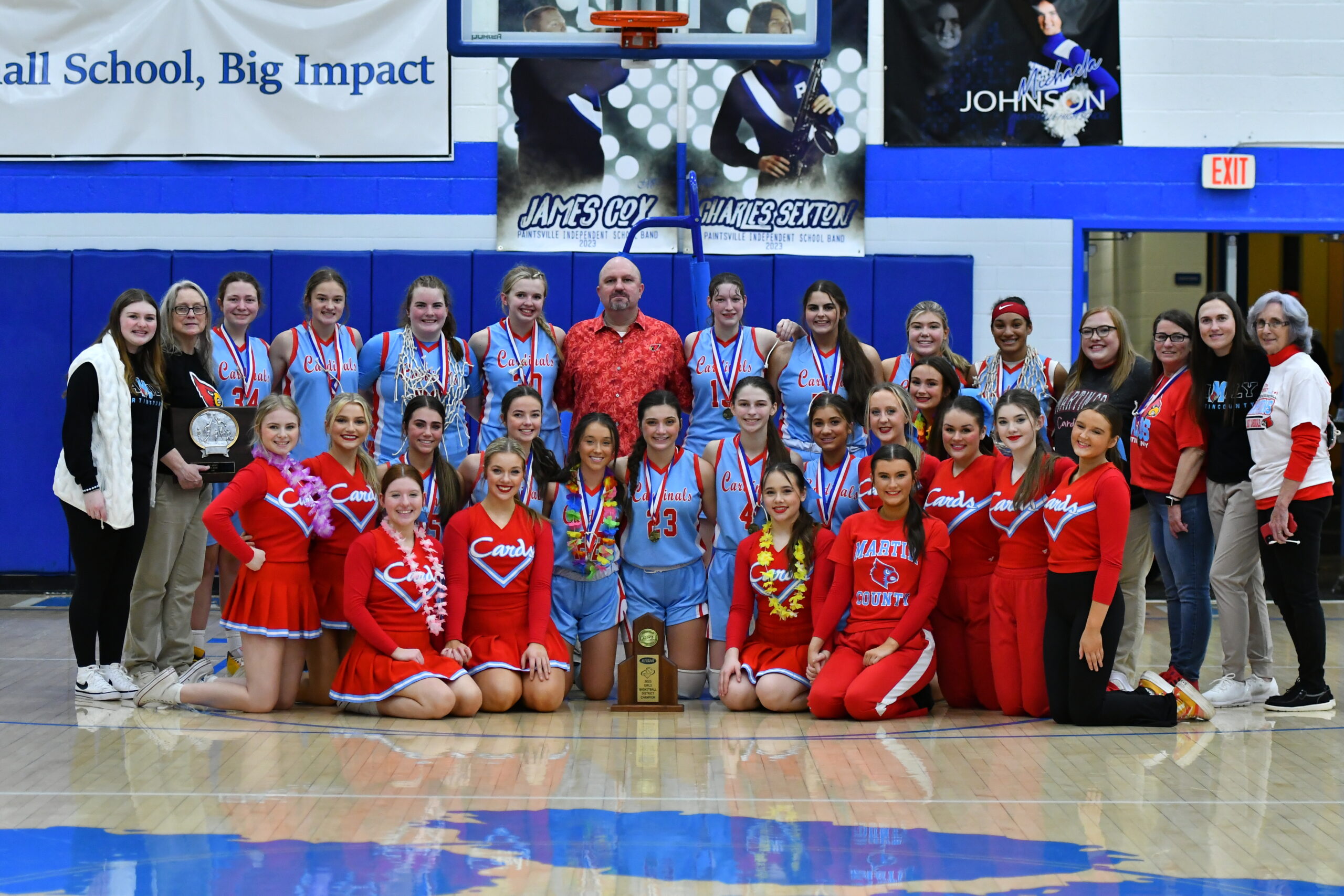 Martin County girls win back-to-back 57th District championships