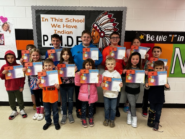 Inez Elementary School February 2023 Students of the Month