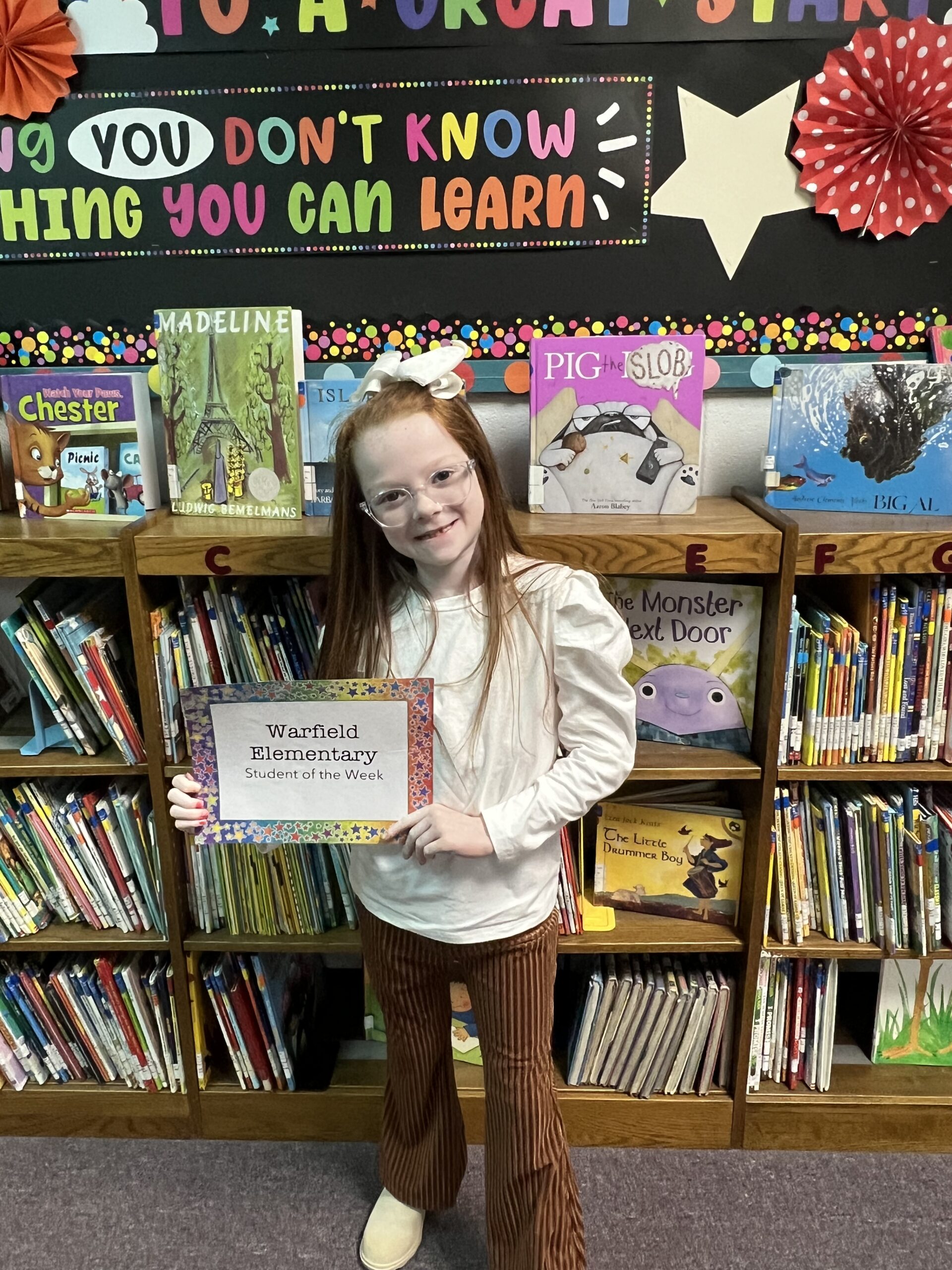 Warfield Elementary Students of the Week