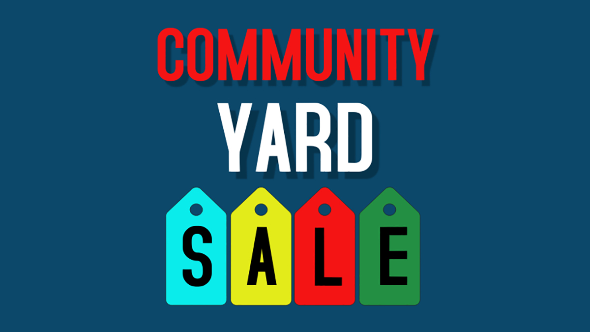Community yard sale May 5-6