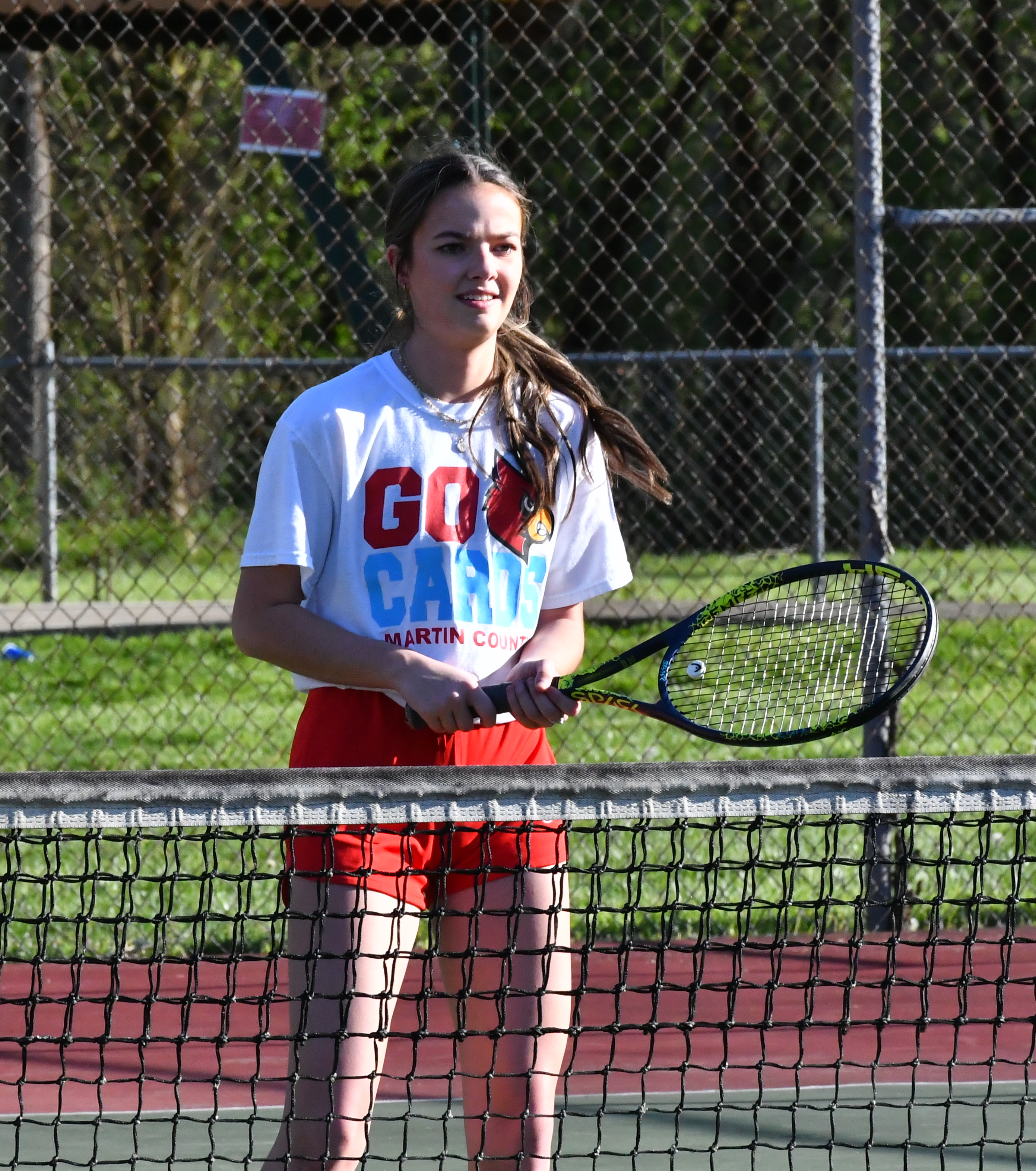 Martin County tennis teams split pair