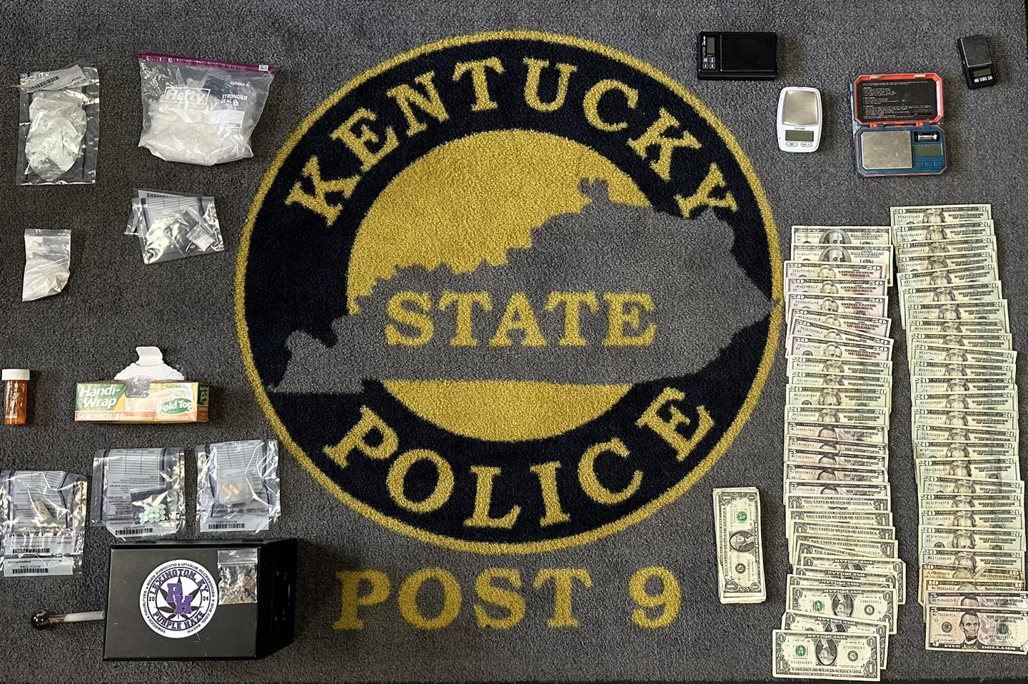 Police seize one-half pound of meth, 30 grams of fentanyl, other drugs in Floyd County
