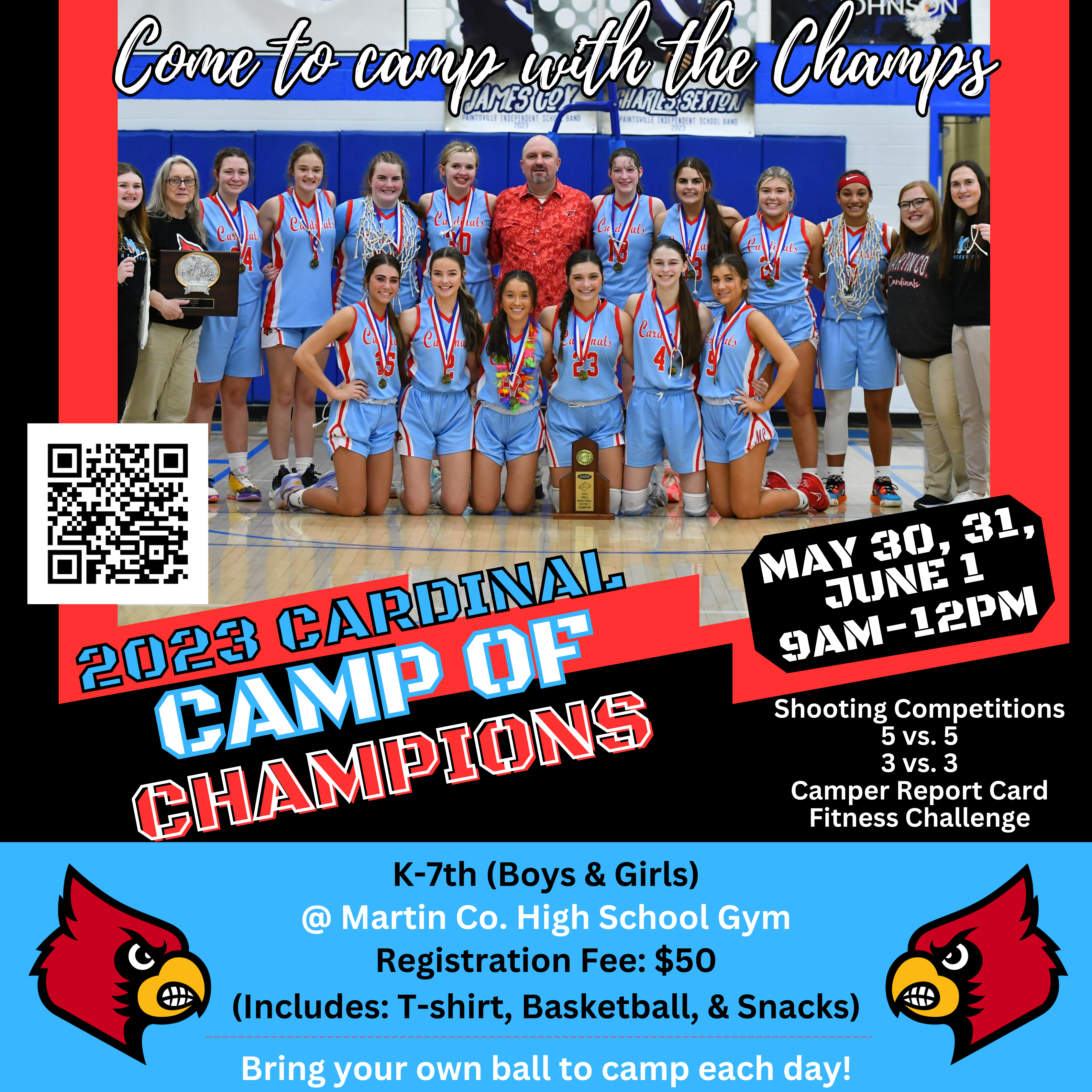 Camp of Champions Basketball Camp kicks off Tuesday at MCHS