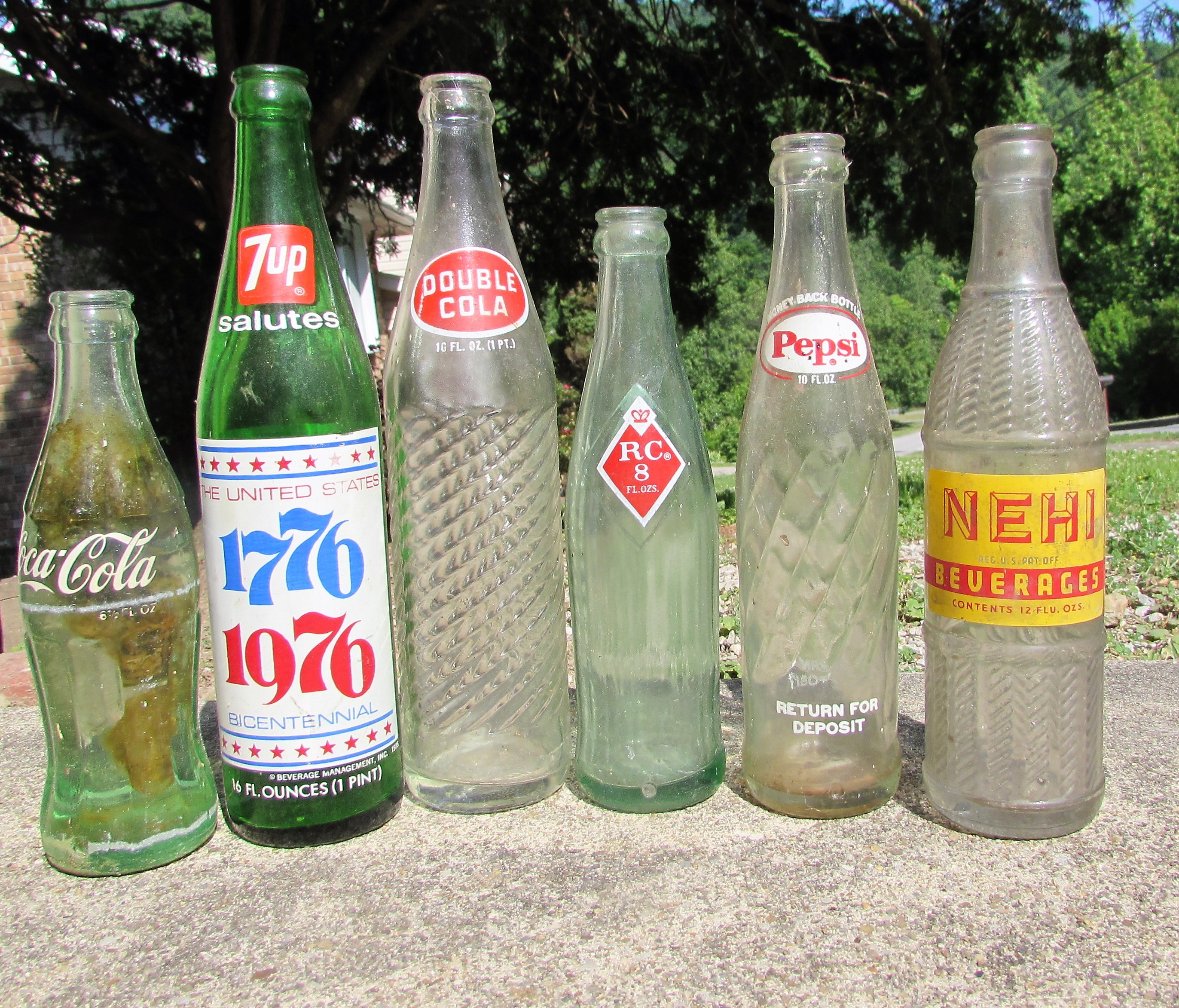 Glass soda pop bottles meant money back in the day