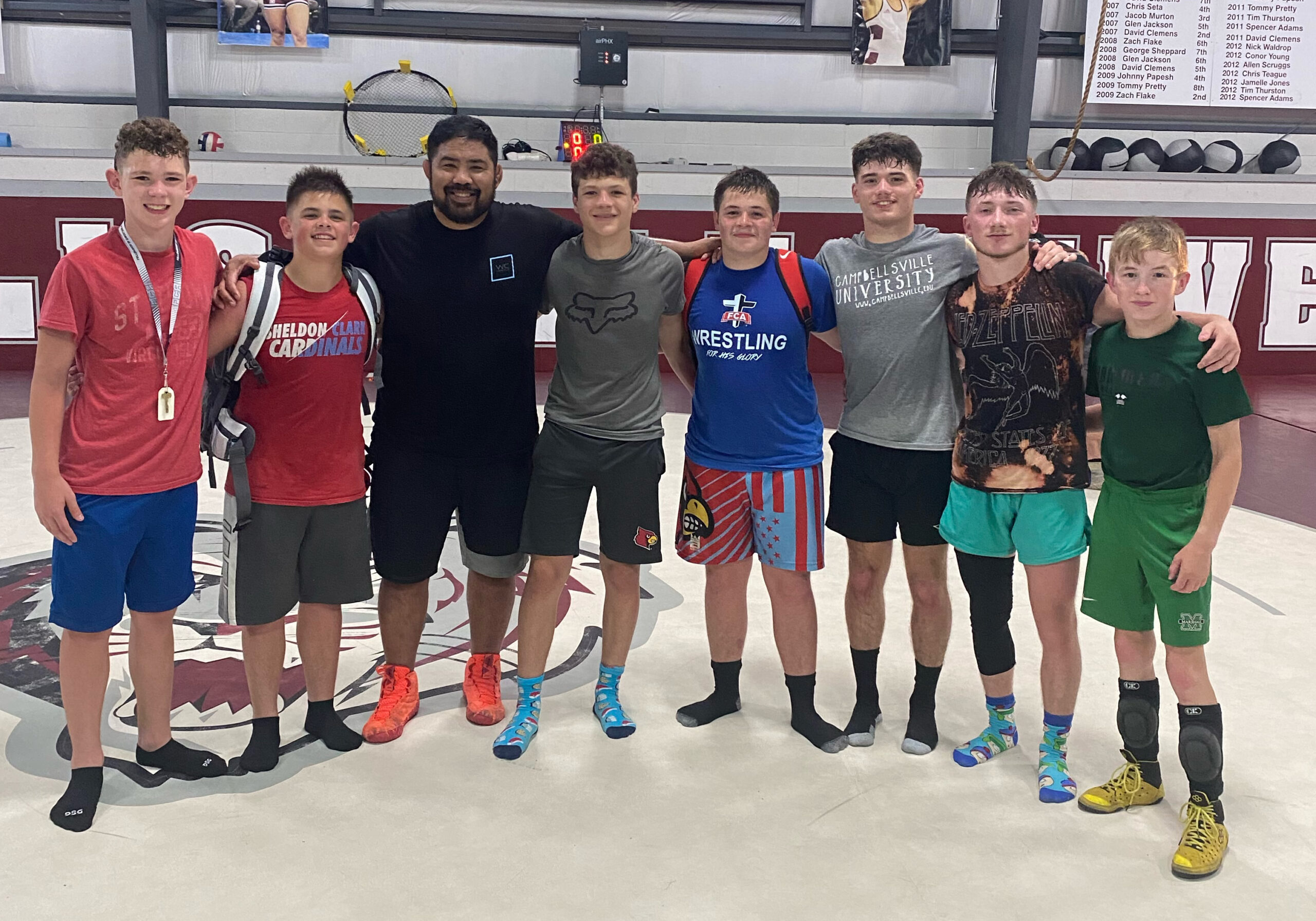 Martin County wrestlers enhance skills at prestigious FCA camp