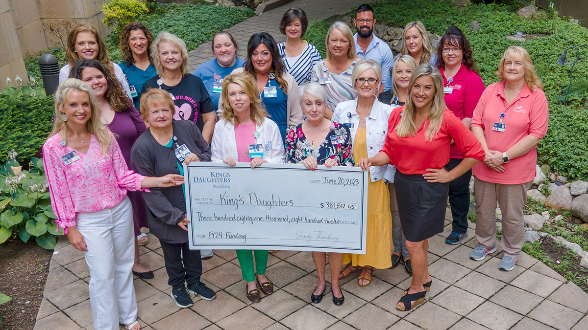 King’s Daughters Auxiliary and Health Foundation award nearly $382,000 in projects