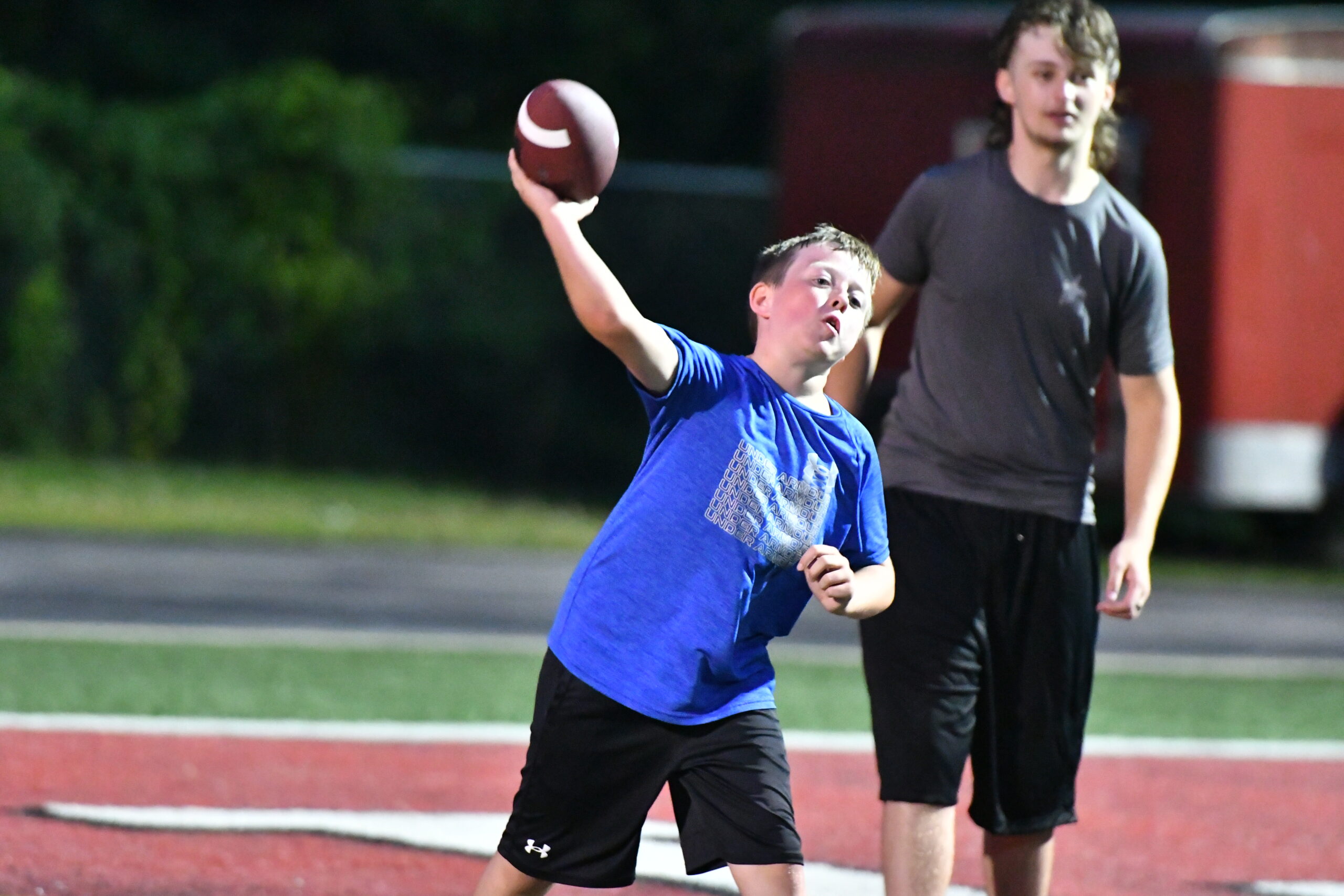 Under the Lights youth football camp a big success