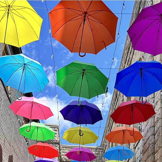 Umbrella Alley inaugurated in Martin County: Symbol of community pride and development