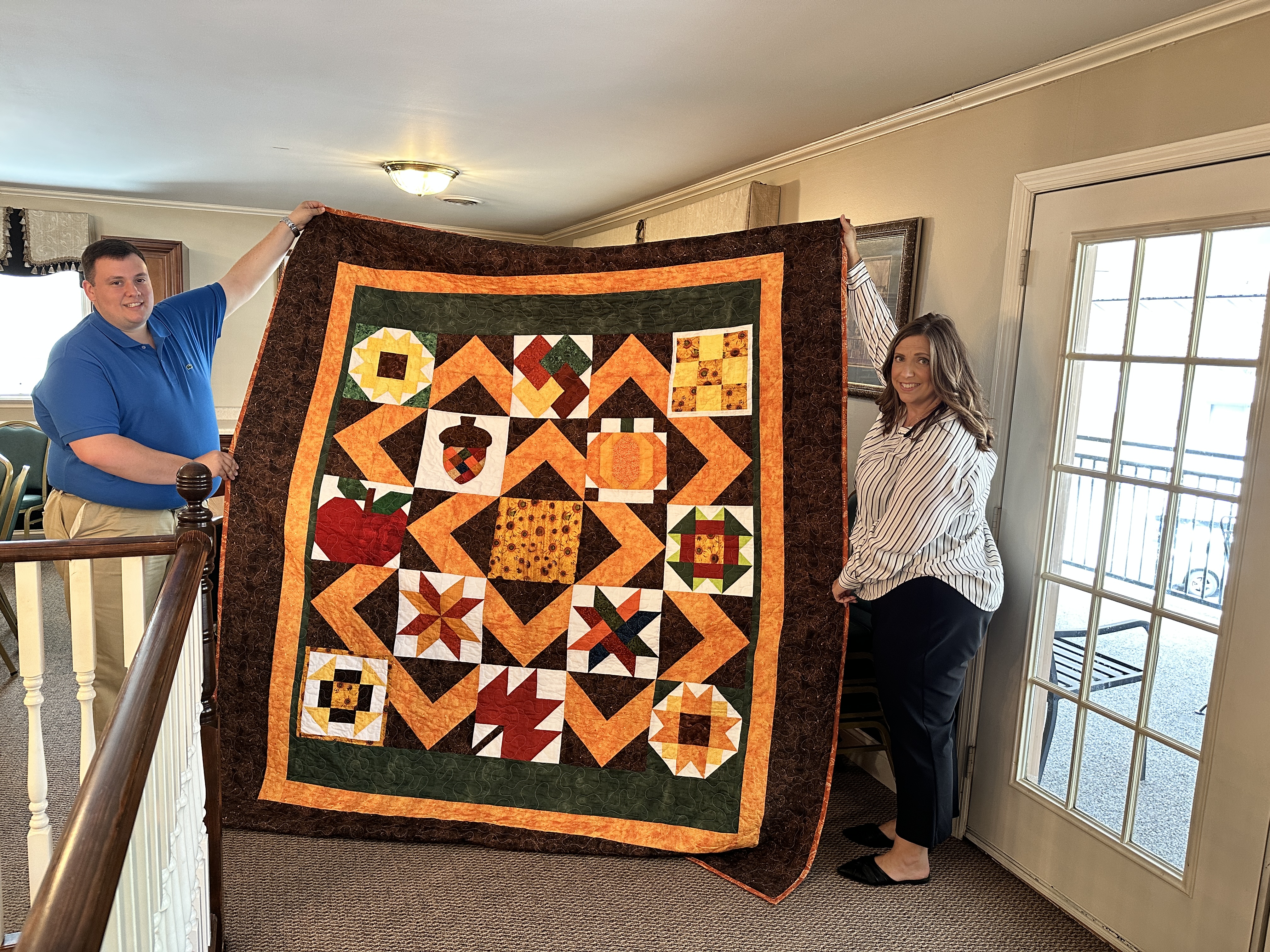 Donate for chance to win Harvest Festival Quilt