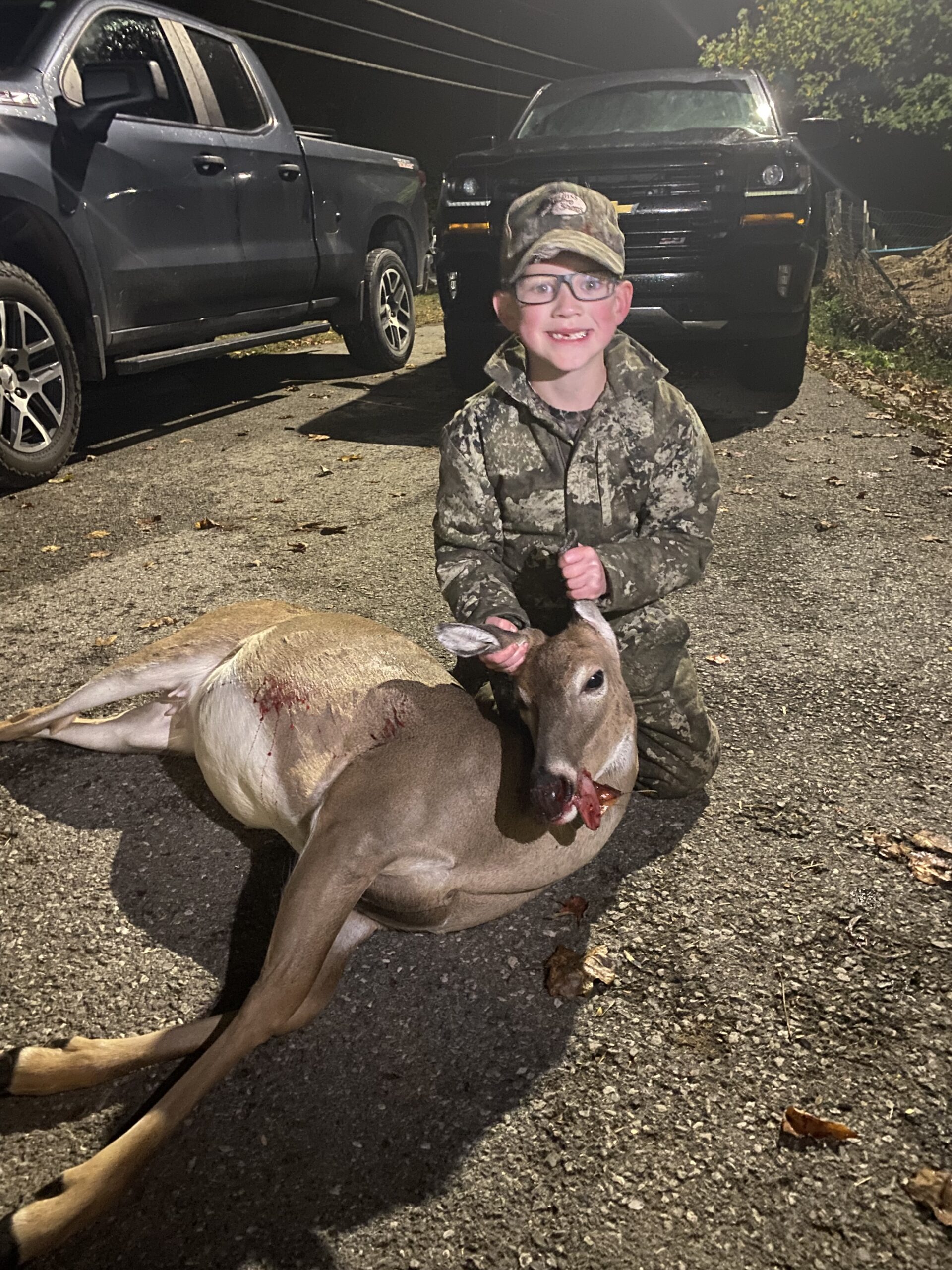 Chapman kills his first deer