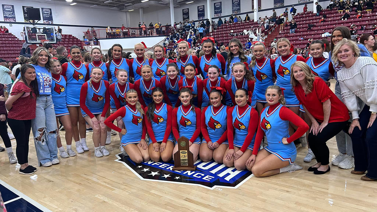 Martin County cheer brings home Region 8 title