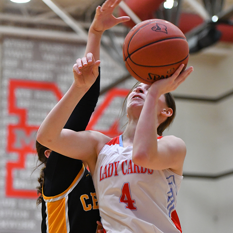 Lady Cards breeze by Magoffin County 54-17