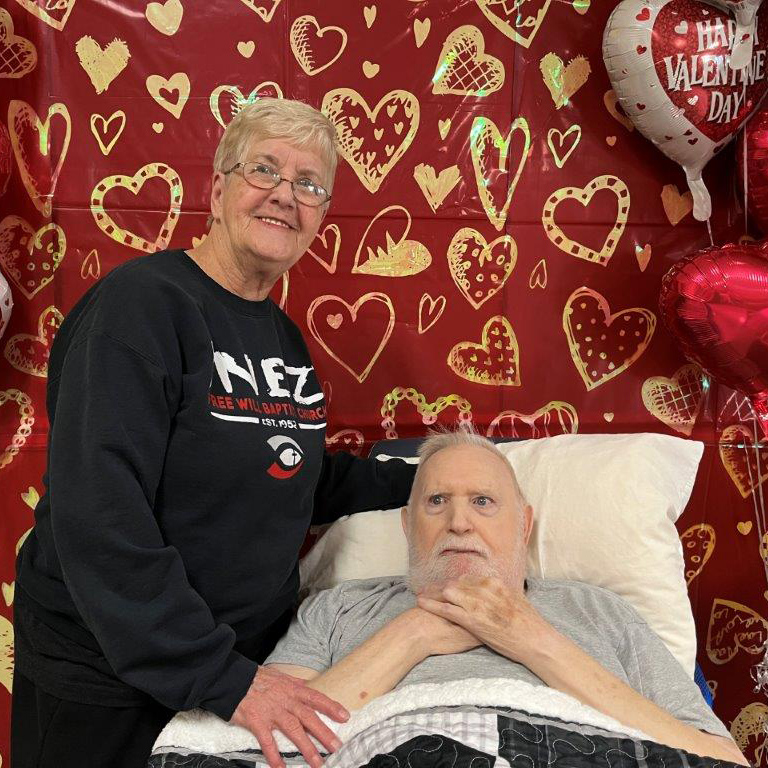 Residents celebrate Valentine’s Day at Martin County Health Care Facility