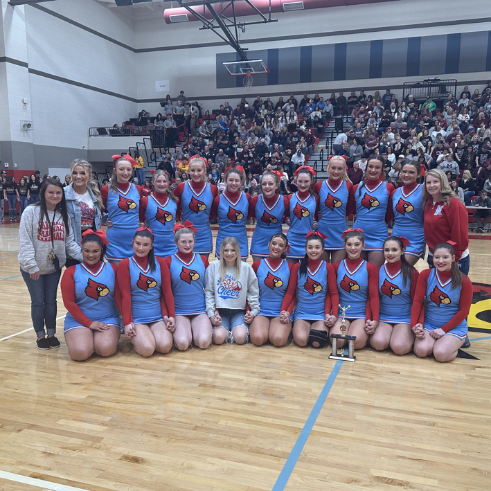 MCHS Cheer wins runner up at district tournament