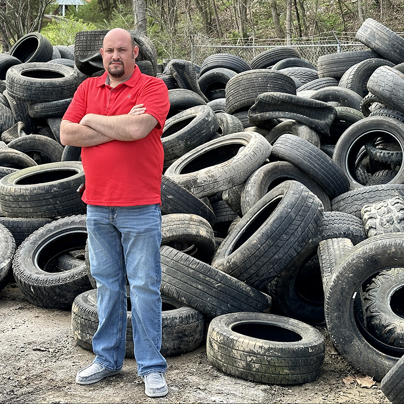 Tire disposal nets 922 waste tires