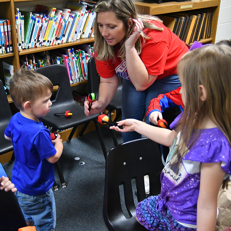 First grade celebrates learning with Phonics Fiesta