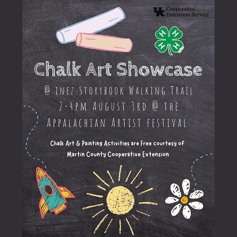 Chalk the Walk, paint a scenery at Appalachian Artist Festival