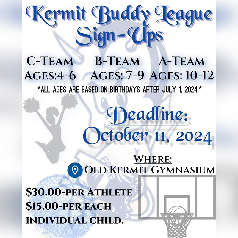 Kermit to host annual Buddy League