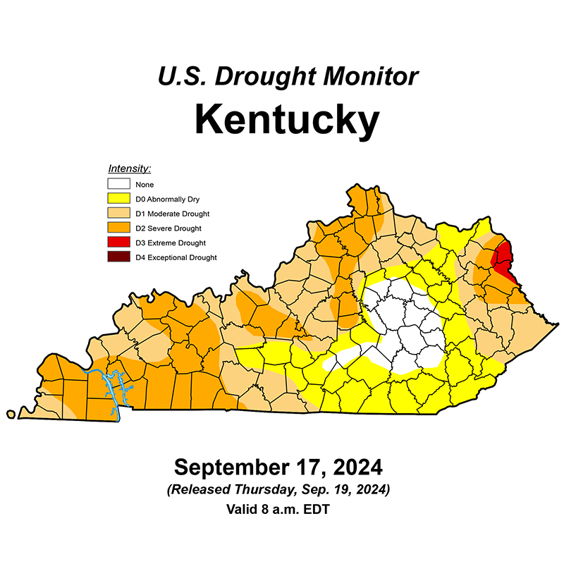 Level 1 drought declared in all Kentucky counties