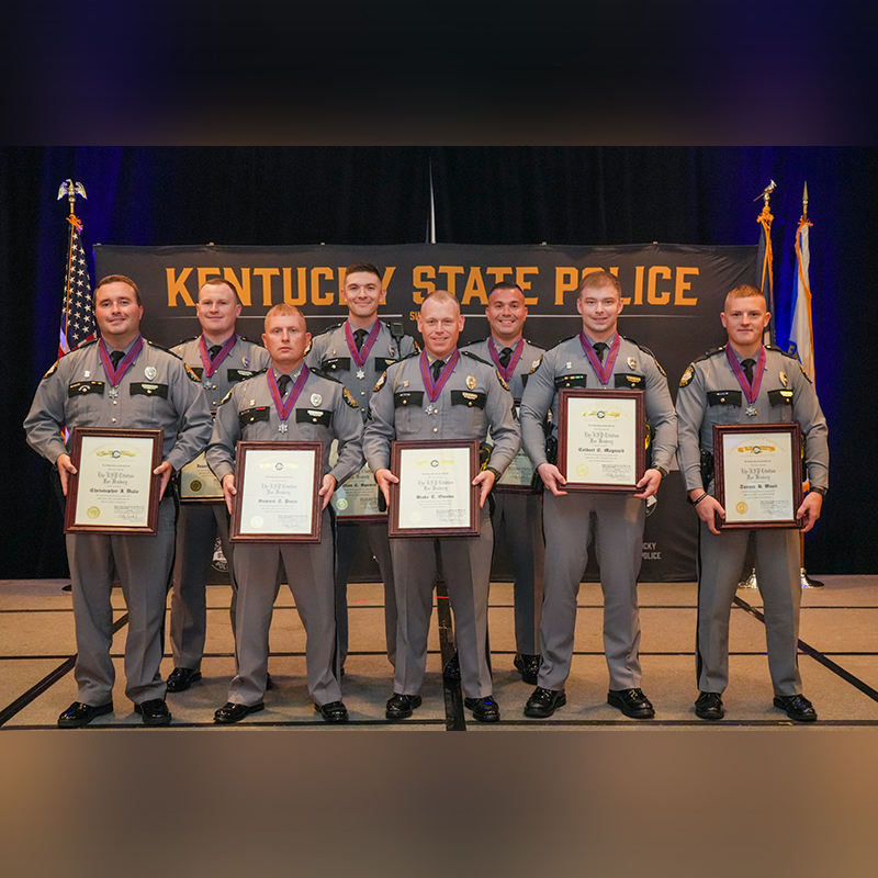 Kentucky State Police honors troopers and officers, seven from Pikeville Post 9