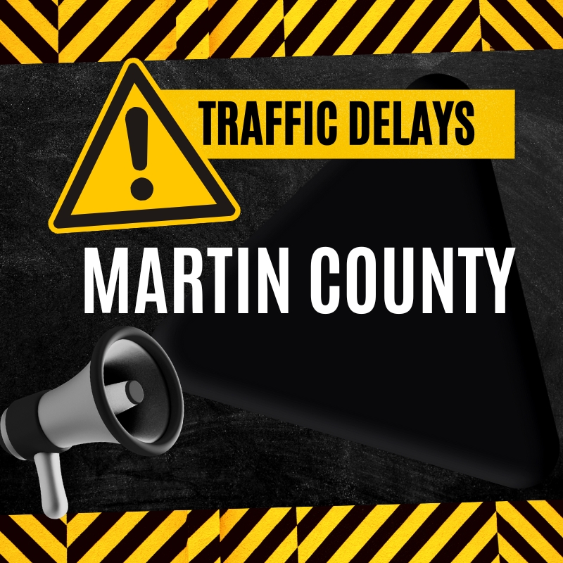 Traffic delays Tuesday on Old Route 3 and Johnson Bottom Road in Martin County