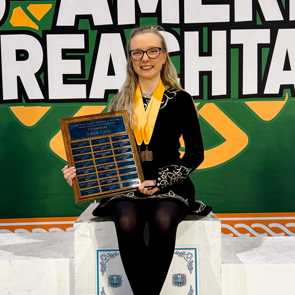 Horn makes history with McTeggart Irish Dancers