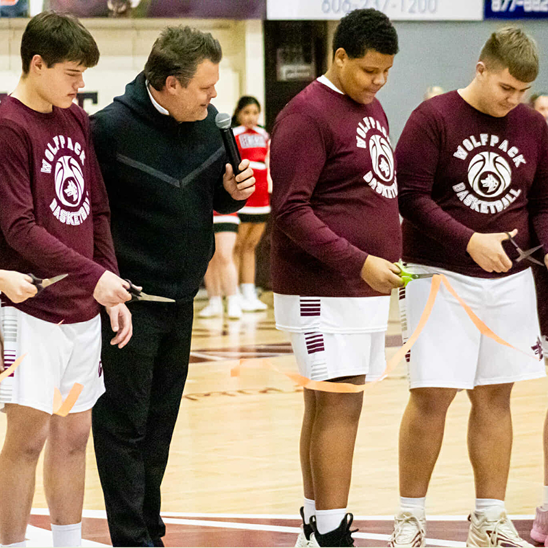 Historic Williamson Fieldhouse gets new floor design