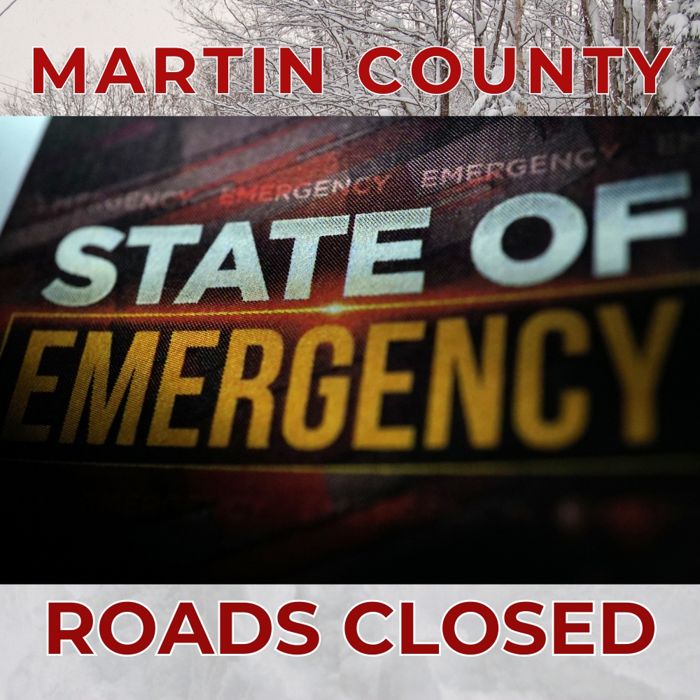 Martin County declares emergency, closes roads