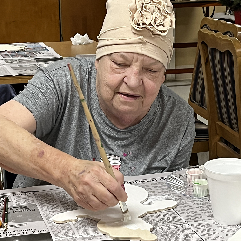 MCHCF residents embrace creativity during snowy days