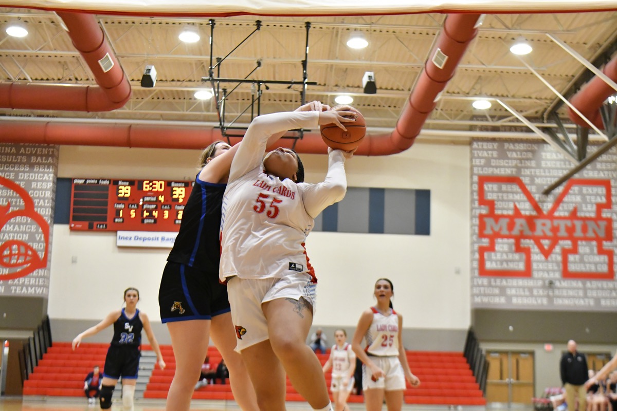 Lady Cards tie for second in 57th District