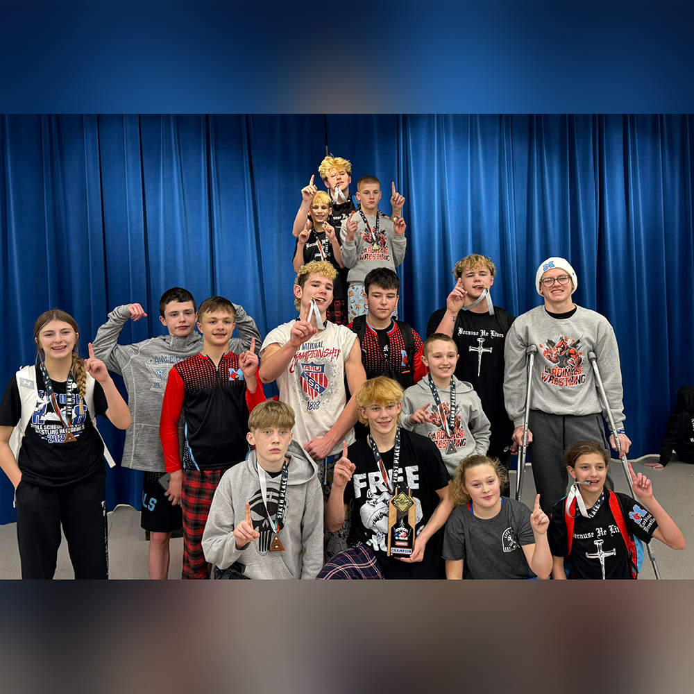 Martin County Middle School Wrestling wins Region 6